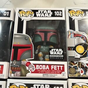(9) Star Wars Funko pops
Star Wars